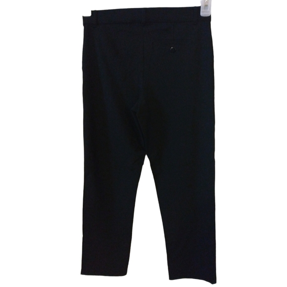 HUE Pull On Stretch Dress Pant Straight Leg Flexible Comfy Business Casual M - Picture 4 of 12